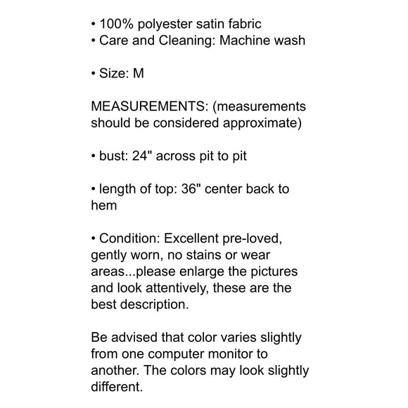 80s Floral Double Breasted (Tuxedo) Nightshirt Victoria's Secret Gold Label  M - Picture 9 of 9